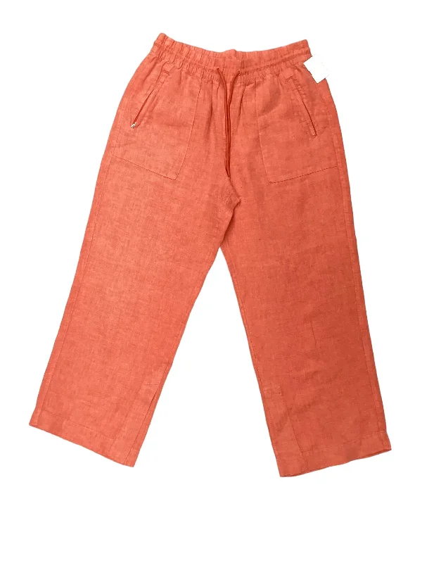 Orange Pants Linen Athleta, Size 10petite