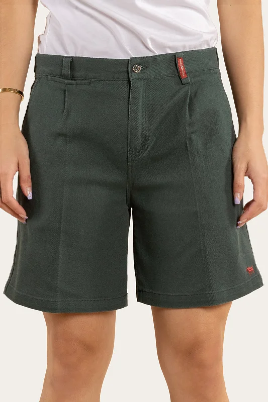 Parkes Womens Heavy Weight Work Short - Forest