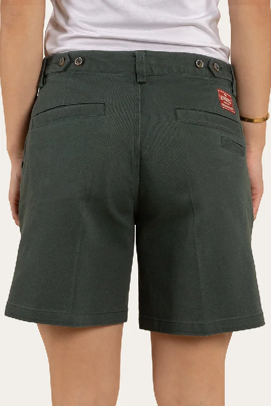 Parkes Womens Heavy Weight Work Short - Forest