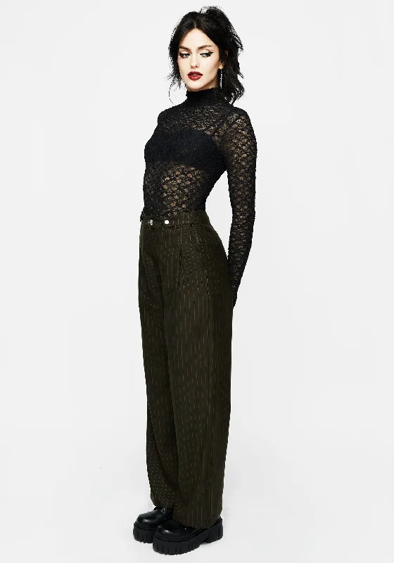 Payoff Wide Leg Tailored Trousers