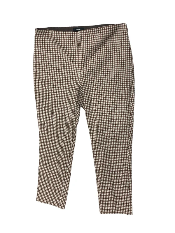 Plaid Pattern Pants Designer Theory, Size 12