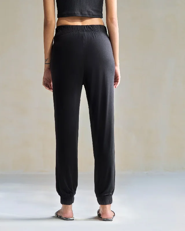 Pull-on Pants - Black