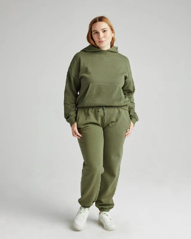 Recycled Fleece Sweatpant (Olive Army)