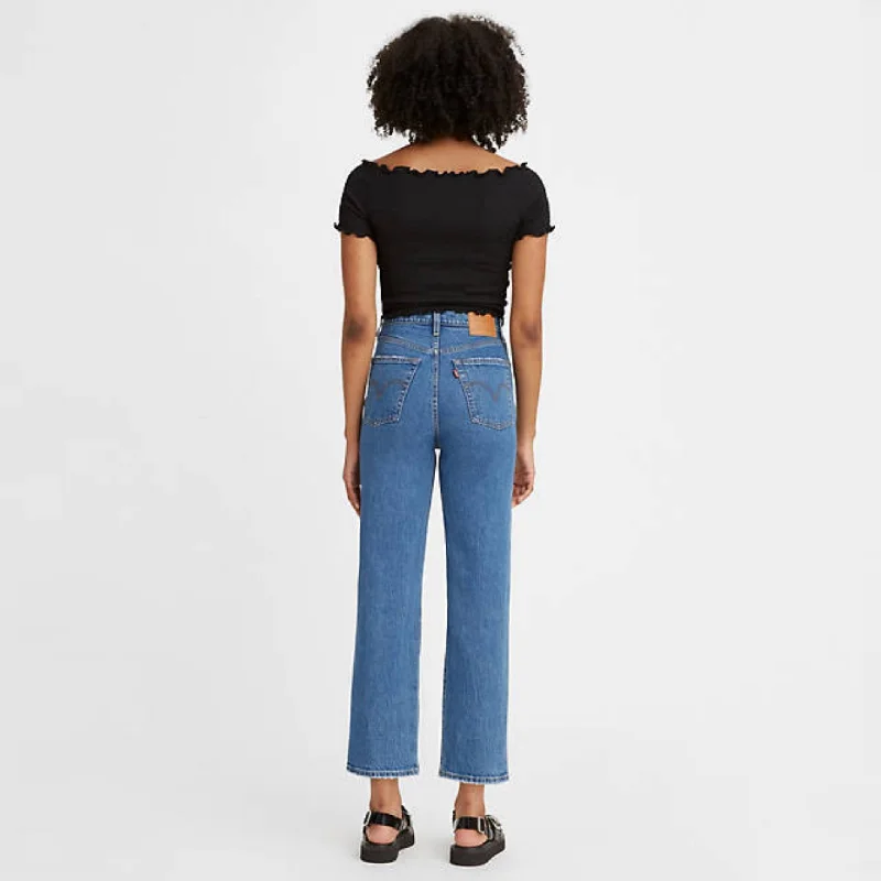 Ribcage Straight Ankle Jeans (Jazz Pop)