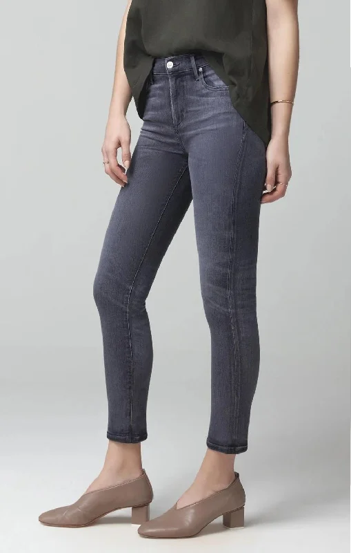 Rocket Crop Mid Rise Skinny Fit (Trance)