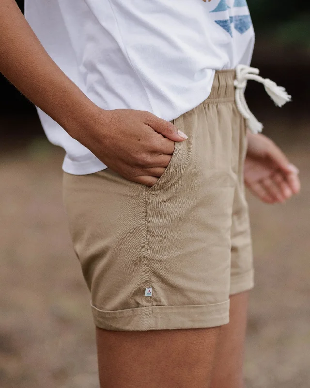 Santosa Twill Short - Biscuit