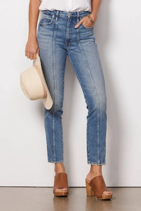 Seamed Chelsea Long Jean In Deeply