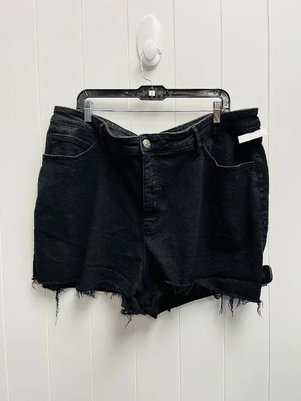 Shorts By Ava & Viv In Black, Size: 22