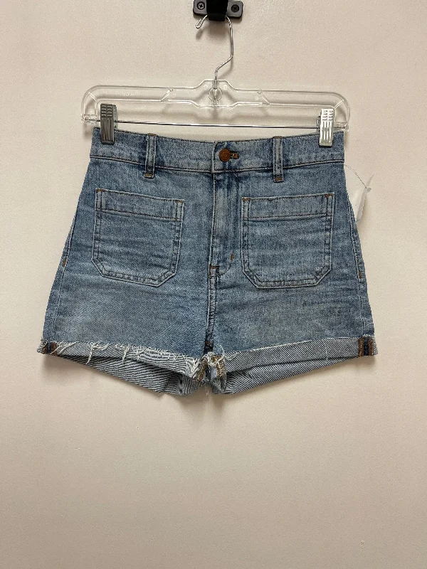 Shorts By Madewell In Blue Denim, Size: 0