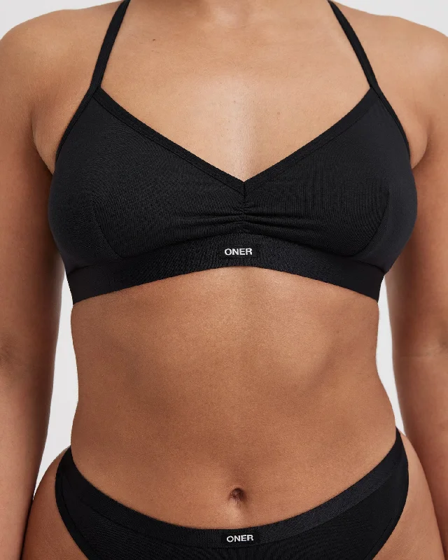 Soft Classic Bralette | Black