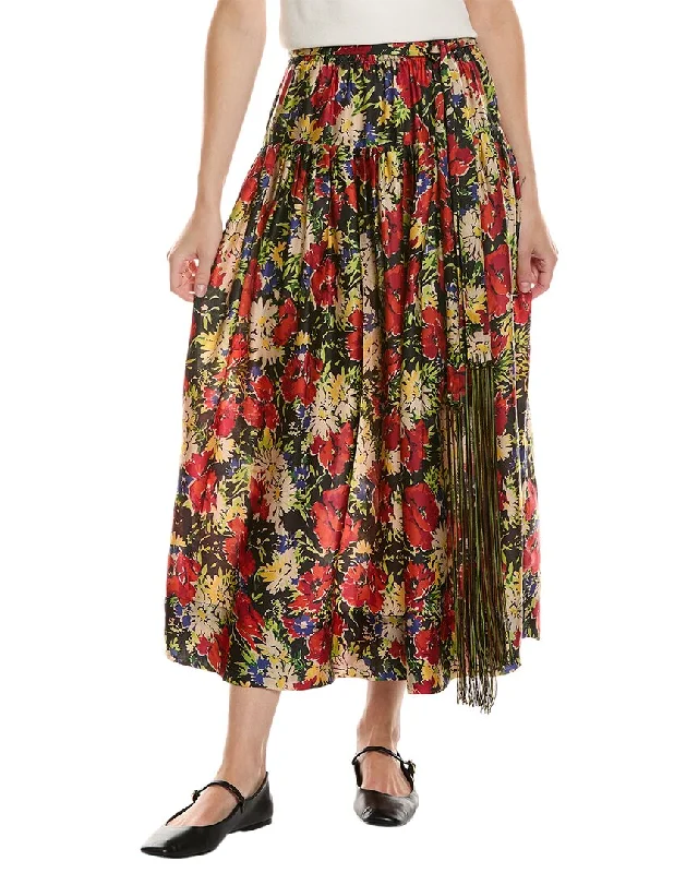 THE GREAT The Highland Maxi Skirt