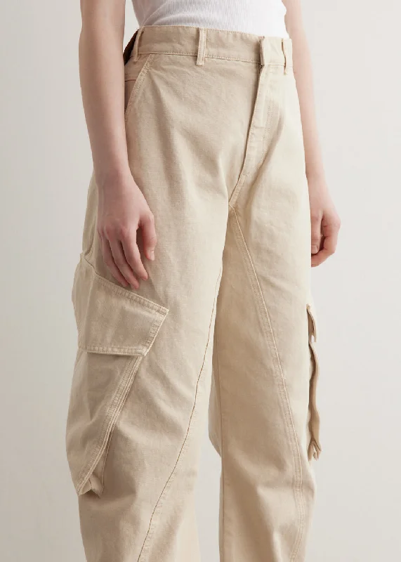 Twisted Cargo Trousers