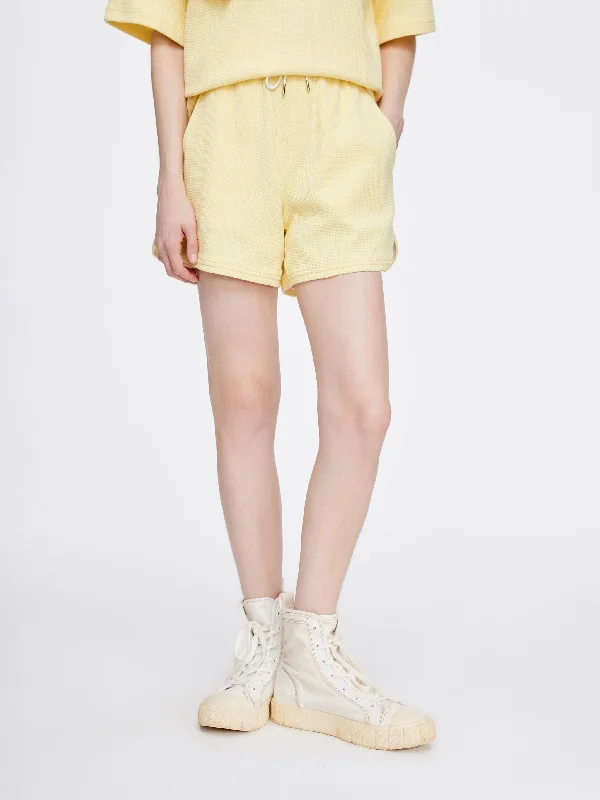 Waffled 'Butter' Shorts