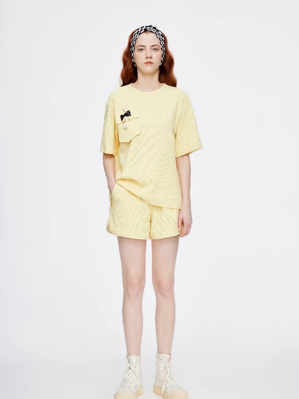 Waffled 'Butter' Shorts