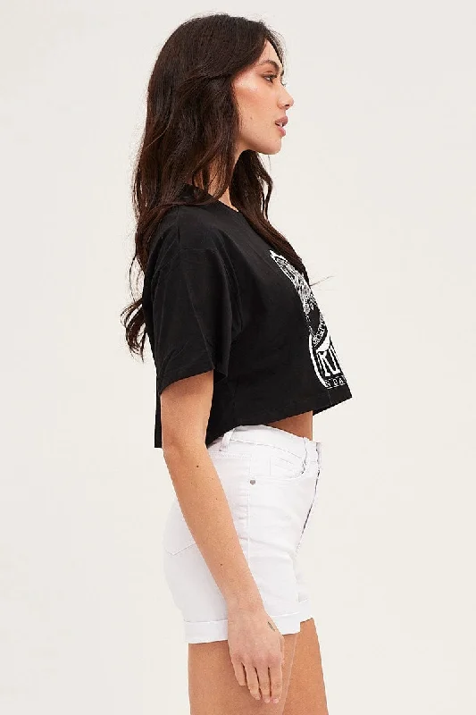 White Mid Rise Rolled Hem Skinny Denim Shorts