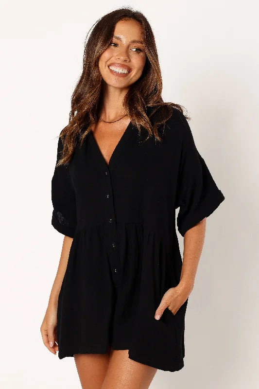 Winny Playsuit - Black