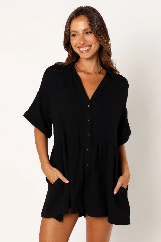 Winny Playsuit - Black