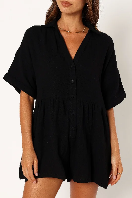 Winny Playsuit - Black